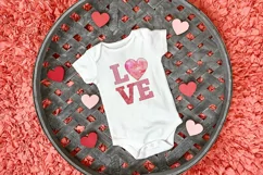 Valentine's Day Love PNG with Pink Heart Product Image 3