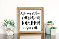 Family Quote SVG | Farmhouse Sign Cut File | Positive Quote Product Image 2