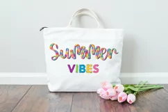 Summer Vibes PNG | Colorful Summer Sublimation Design Product Image 2