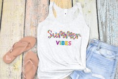 Summer Vibes PNG | Colorful Summer Sublimation Design Product Image 4