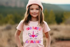 100 Days of Magic | Unicorn SVG | 100 Days of School SVG Product Image 3