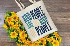 Kind People Are My Kind Of People SVG | Retro Cut File Product Image 3