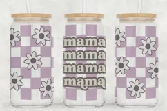 Mother's Day Glass Can SVG | Retro Mama Libbey Glass Wrap Product Image 2