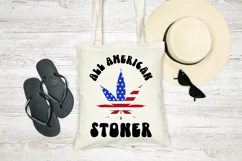 All American Stoner SVG | 4th of July Cannabis SVG Product Image 4