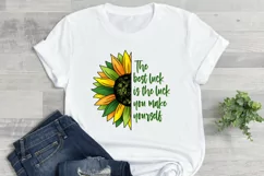The Best Luck is the Luck You Make Yourself PNG Product Image 3