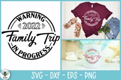 Family Trip In Progress SVG | Funny Family Vacation Cut File Product Image 1