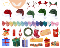 Christmas Family Bundle, Mother, Father, Kids, Grandparents Product Image 7