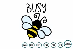 Bee SVG | Busy Bee SVG | Baby SVG | Child SVG Product Image 2