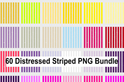 Distressed Stripe PNG Bundle, Retro Grunge Striped Product Image 5