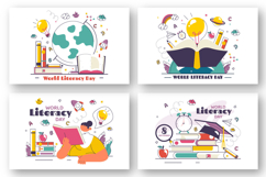 10 World Literacy Day Illustration Product Image 2