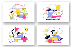 10 World Literacy Day Illustration Product Image 2