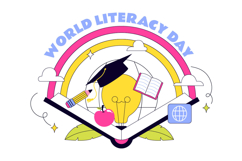 10 World Literacy Day Illustration Product Image 4