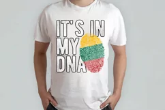 It's in my DNA Lithuania Flag Fingerprint PNG Sublimation Product Image 2