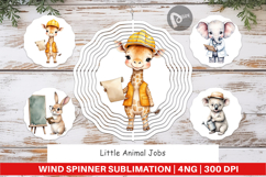 Wind Spinner Little Animal Jobs Product Image 1