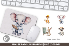 Mouse Pad Little Animal Jobs Product Image 1