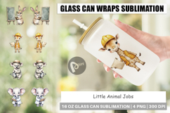 Glass Can Little Animal Jobs Product Image 1