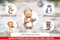Wind Spinner Little Animal Jobs Product Image 1