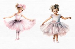 Little Ballerina Watercolor Sublimation Clipart Product Image 3