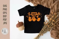Little Boo svg cut file You can use for your kids Halloween shirts, baby onsie, bodysuits, bibs, decals, posters, signs, stickers, mugs, decorations and more