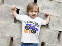 I crushed Pre-K SVG, Monster truck SVG, Pre-K boys shirt Product Image 2