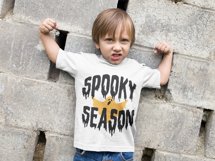 Spooky Season SVG, Halloween SVG, Kids halloween shirt Product Image 4