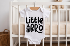 Little Bro SVG | Baby SVG | Newborn SVG Product Image 2