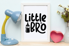 Little Bro SVG | Baby SVG | Newborn SVG Product Image 4