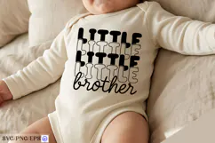 Little Brother Baby SVG PNG T Shirt Design Product Image 2
