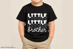 Little Brother Baby SVG PNG T Shirt Design Product Image 3