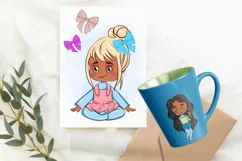 Little cardboard girls, fantasy, custom portrait Product Image 4