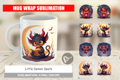 Mug Wrap Halloween Demon Spark Product Image 1