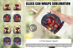 Glass Can Halloween Demon Spark Product Image 1