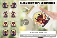 Glass Can Halloween Demon Spark Product Image 1