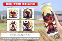 Tumbler Halloween Demon Spark Product Image 1