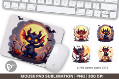 Mouse Pad Halloween Demon Spark Product Image 1