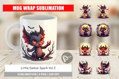 Mug Wrap Halloween Demon Spark Product Image 1