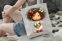 Little Easter Angel Girl Clipart PNG Product Image 3