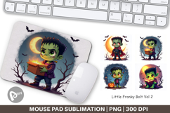 Mouse Pad Halloween Franky Bolt Product Image 1