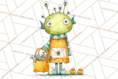 Kids Halloween Clipart PNG, Cute Characters &amp; Props Product Image 2