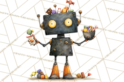 Kids Halloween Clipart PNG, Cute Characters &amp; Props Product Image 4