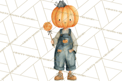 Kids Halloween Clipart PNG, Cute Characters &amp; Props Product Image 5