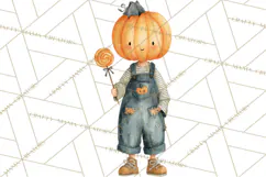 Kids Halloween Clipart PNG, Cute Characters & Props Product Image 5