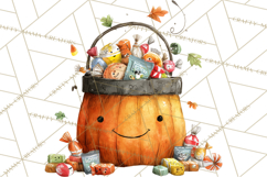 Kids Halloween Clipart PNG, Cute Characters &amp; Props Product Image 3