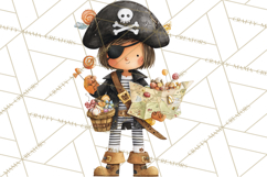 Kids Halloween Clipart PNG, Cute Characters &amp; Props Product Image 3