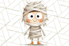 Kids Halloween Clipart PNG, Cute Characters & Props Product Image 5