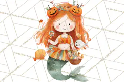 Kids Halloween Clipart PNG, Cute Characters & Props Product Image 3
