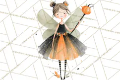 Kids Halloween Clipart PNG, Cute Characters & Props Product Image 4