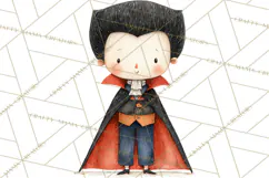 Kids Halloween Clipart PNG, Cute Characters & Props Product Image 5