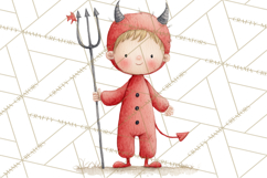 Kids Halloween Clipart PNG, Cute Characters &amp; Props Product Image 2