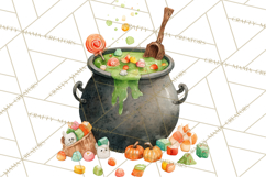 Kids Halloween Clipart PNG, Cute Characters &amp; Props Product Image 2